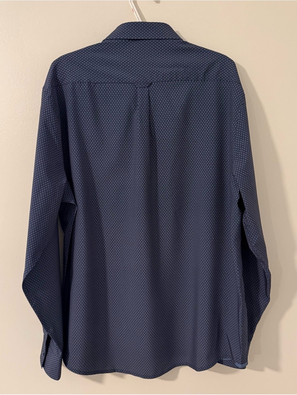 7 Diamonds 4 Way Stretch Mens Dress Shirt Sz XXL Navy Print - Picture 11 of 11